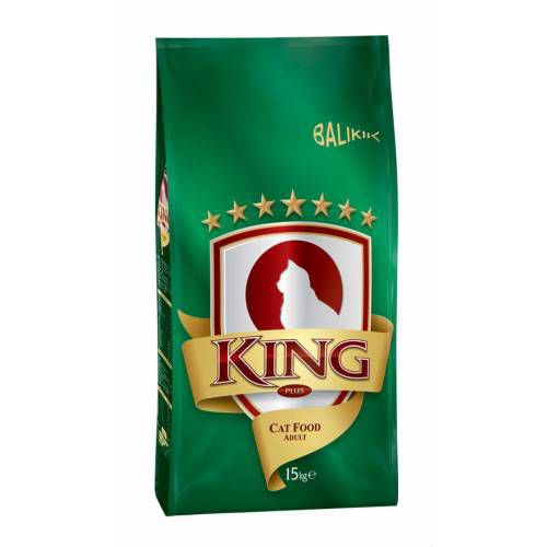 King Plus Balıklı Yetişkin Kedi Maması 15 Kg
